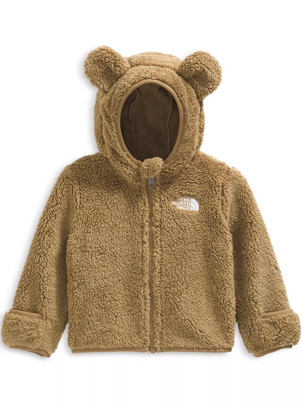 The North Face Unisex Baby Campshire Full Zip Hoodie 6-12 Months Teddy Brown